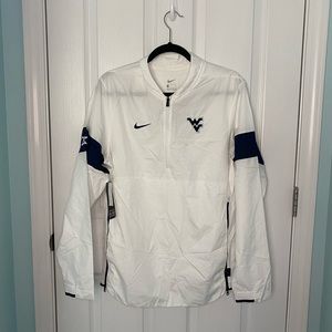 WVU coaches sideline wind breaker